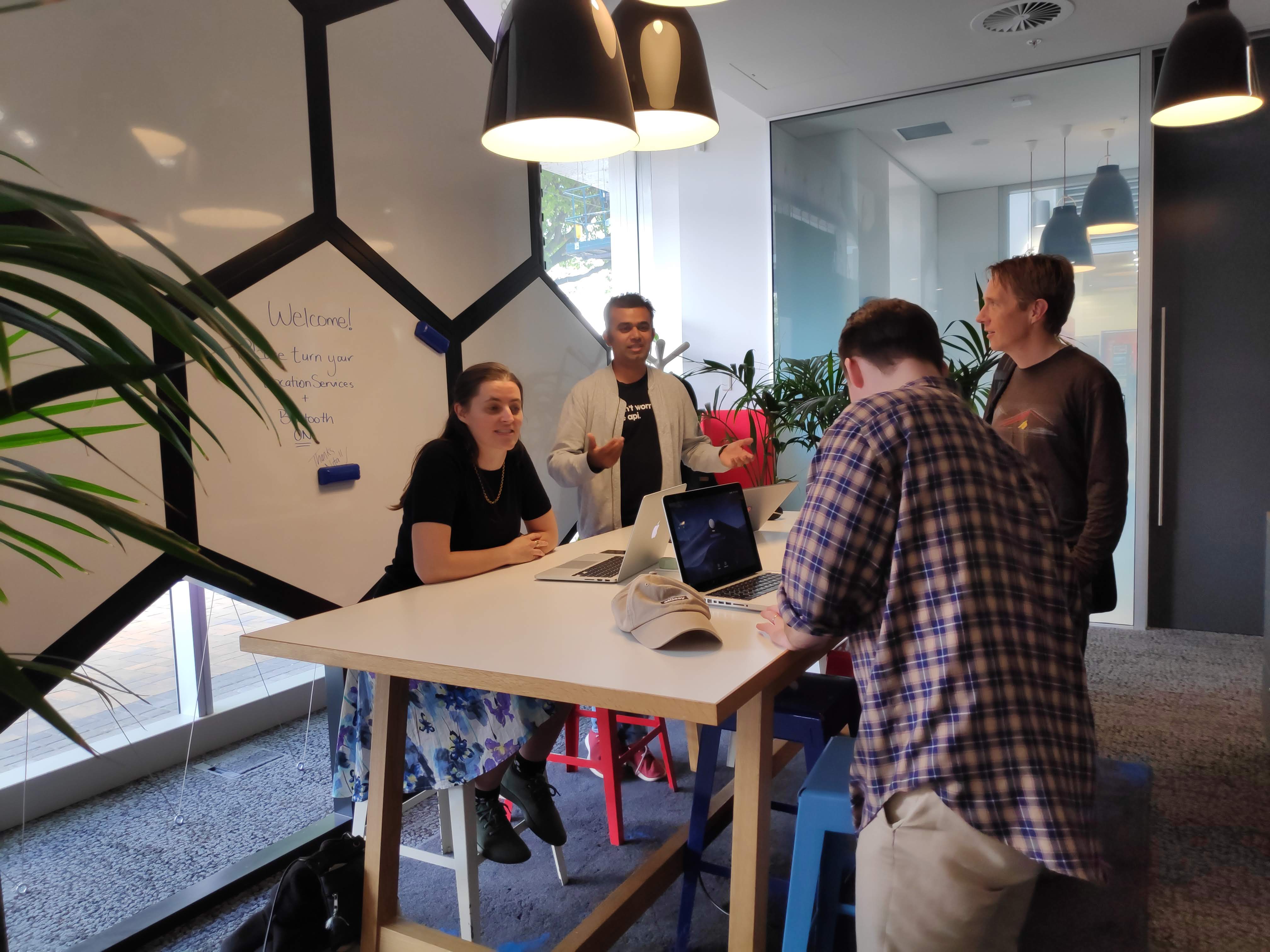 Orchid team brainstorming session