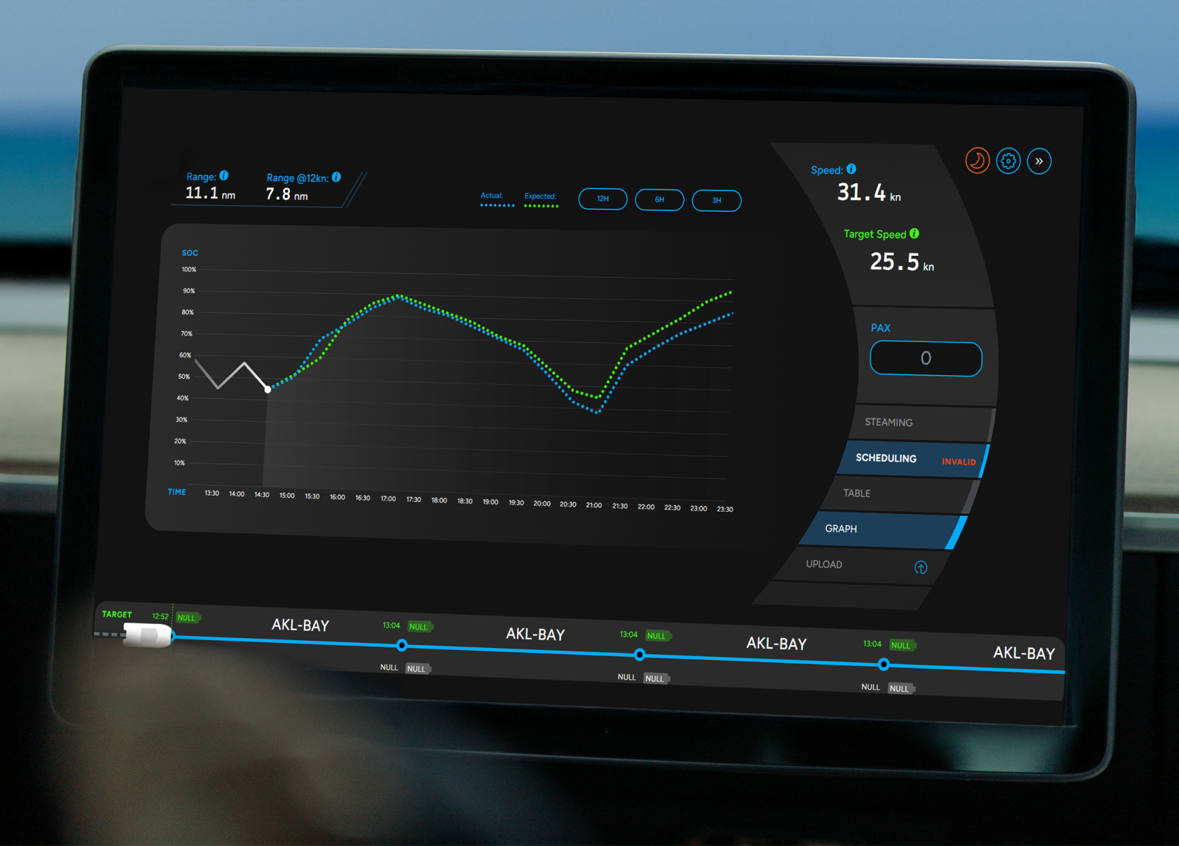 EV Maritime vessel intelligence dashboard