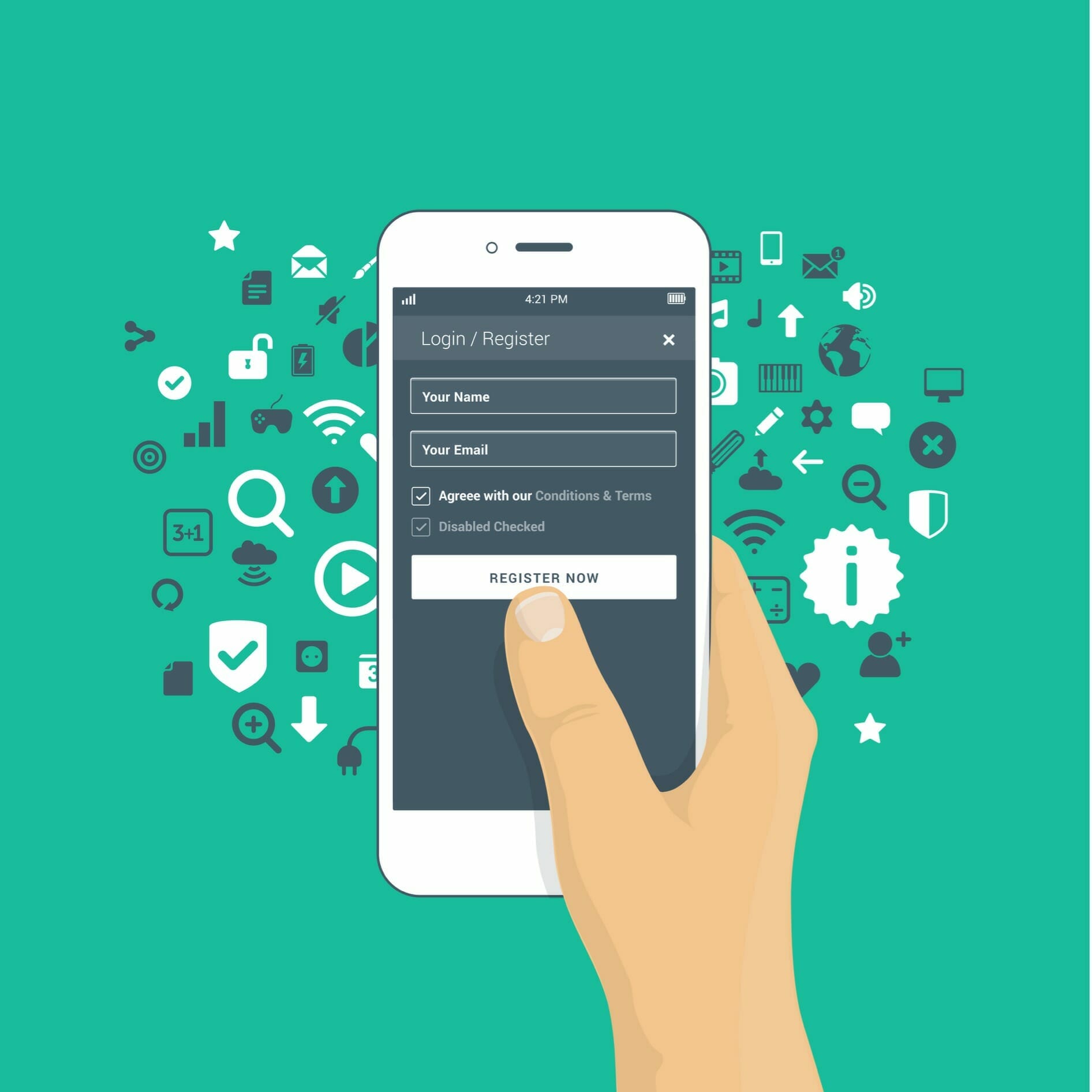 Mobile App Design Handbook: 7 Simple Rules Successful Apps Follow