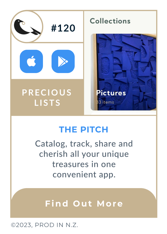 Precious Lists — Safeguard your treasures